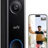 eufy Video Doorbell C31, 2K FHD Doorbell Camera, Live Video Call, 24/7 Recording, Human and Motion Detection