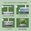 AeroGarden Bounty Elite - Indoor Garden with LED Grow Light, WiFi and Alexa Compatible - Image 8