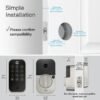 Yale Security Assure Lock 2 Touch Deadbolt, Smart Entry Door Lock with Wi-Fi Connected Keypad and Fingerprint Scanner - Image 7