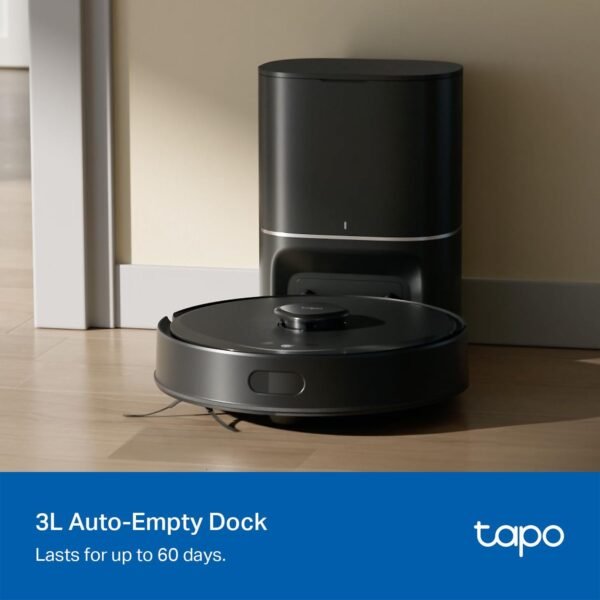 Tapo LiDAR Smart Navigation Robot Vacuum and Mop with Self-Emptying Dock - Image 5