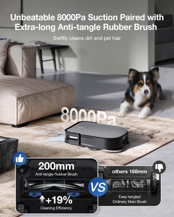 ECOVACS DEEBOT X2 Omni Robot Vacuum and Mop, Self-Emptying - Image 4
