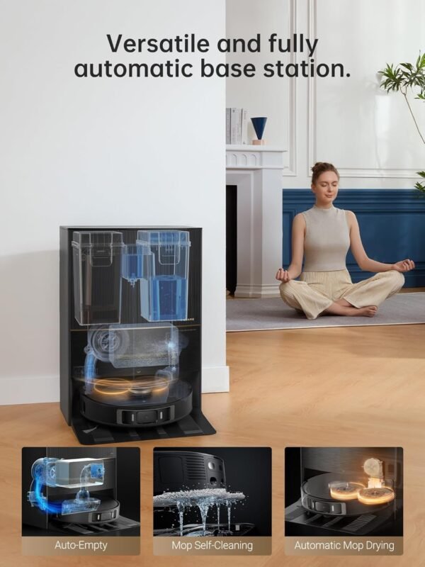 DREAME L20 Ultra Robot Vacuum and Mop with Self-Emptying, Self-Refilling - Image 6