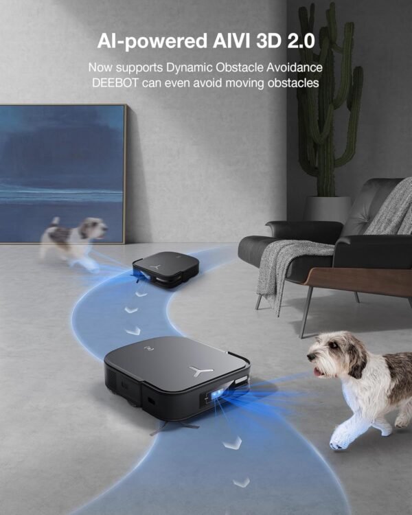 ECOVACS DEEBOT X2 Omni Robot Vacuum and Mop, Self-Emptying - Image 2