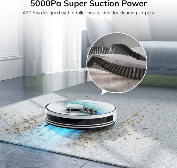 ILIFE A30 Pro Robot Vacuum and Mop, Self Emptying Station for 60 Days - Image 2